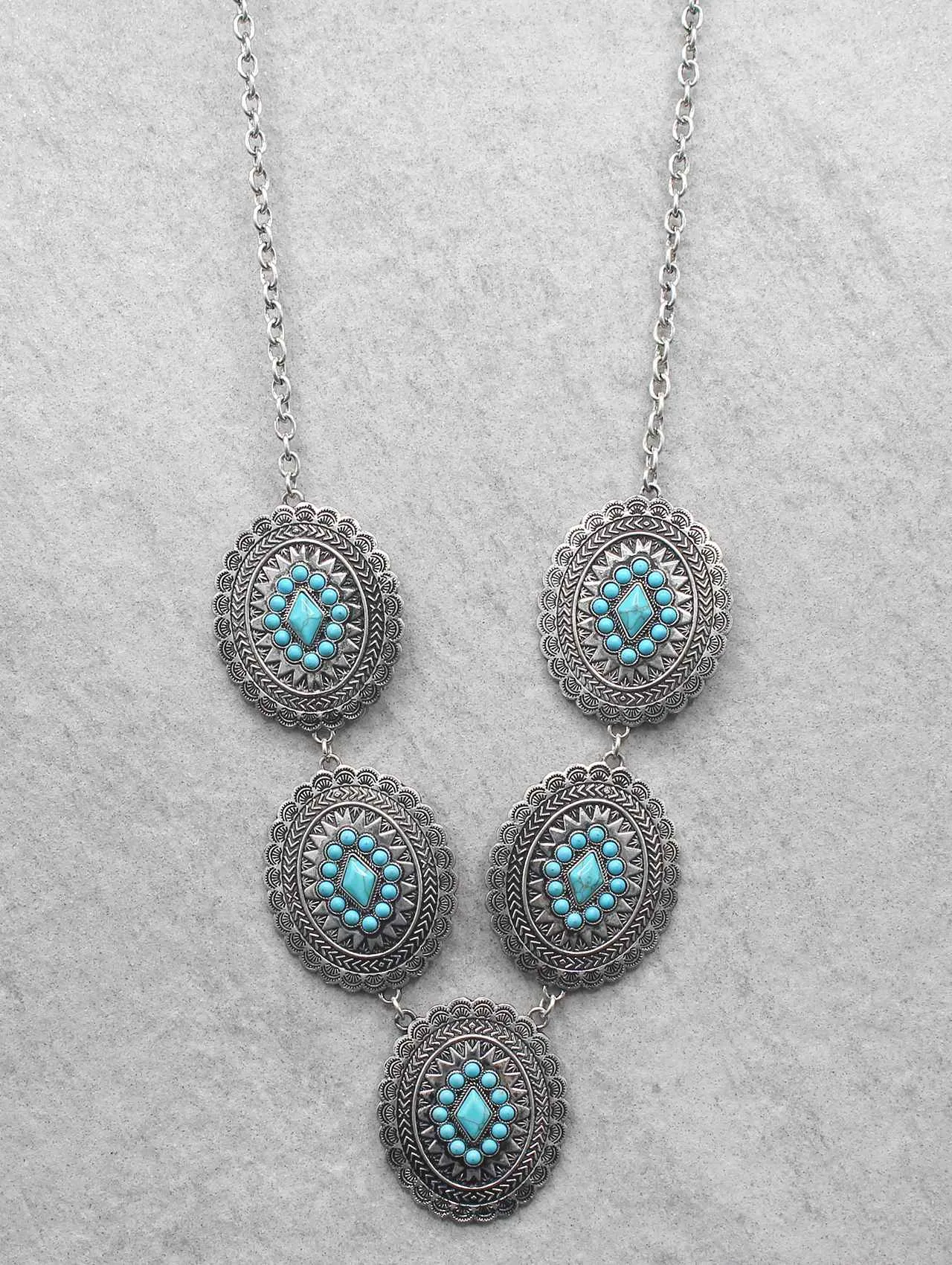 0576 WESTERN CHUNKY PENDANT 27” NKN-02