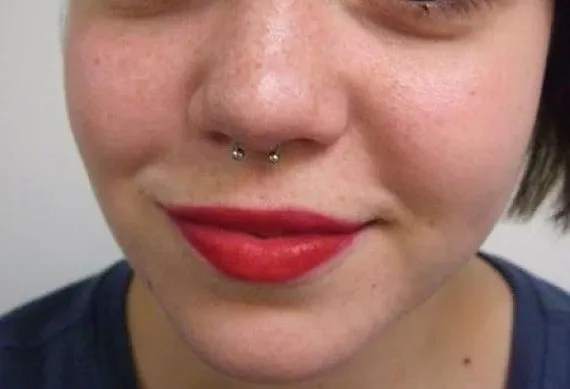 1 x 14g 16mm Horseshoe Septum Ear Piercing Nose Ring Bar Curved