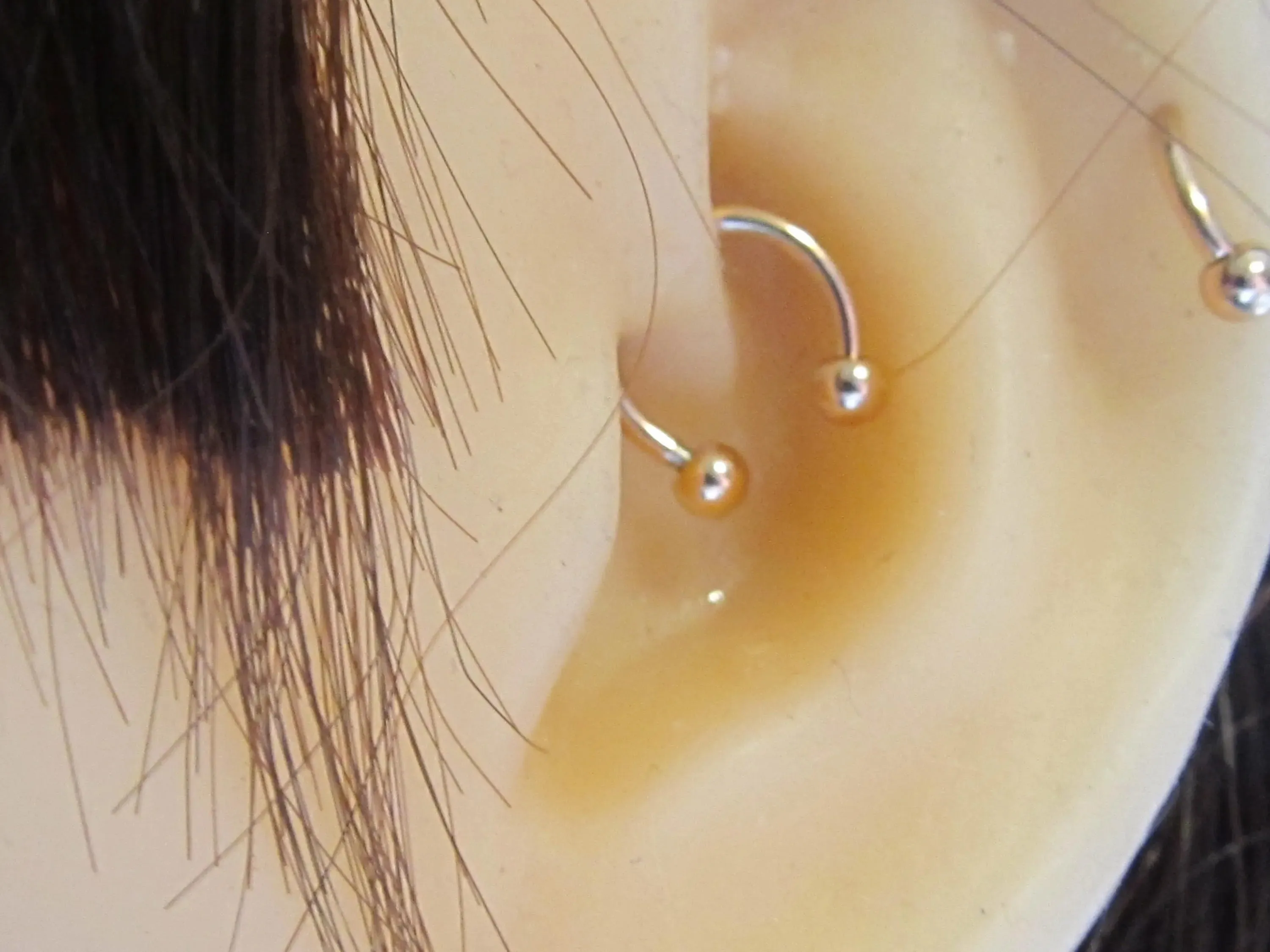1 x 14g 16mm Horseshoe Septum Ear Piercing Nose Ring Bar Curved
