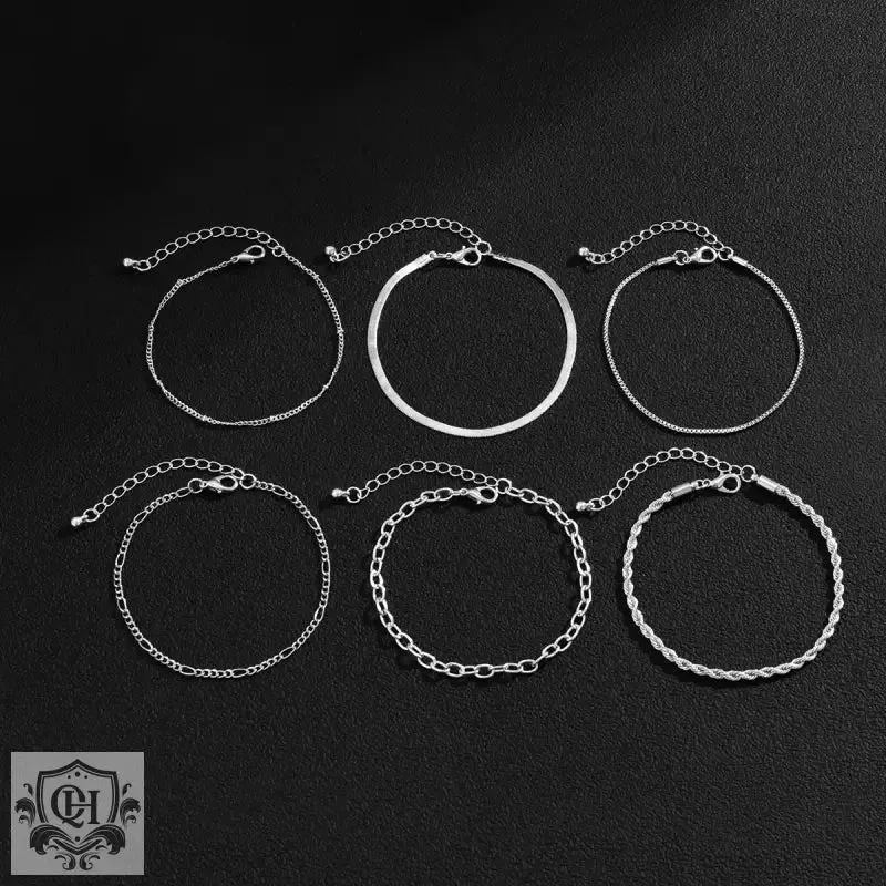 18K Gold Stackable Bracelet Set