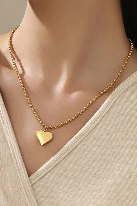 18K Heart Necklace