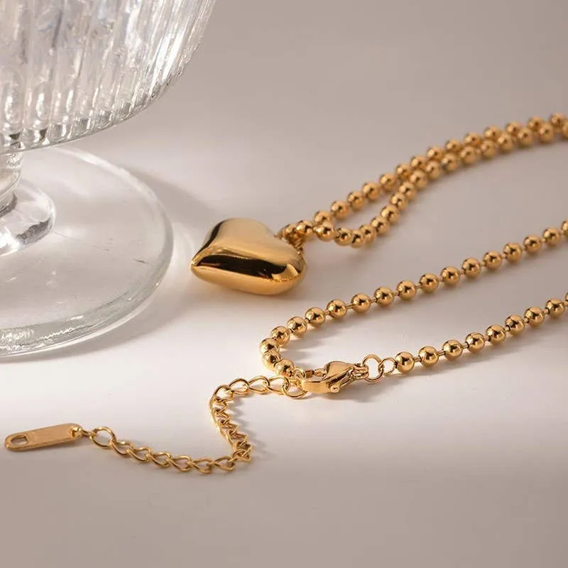 18K Heart Necklace