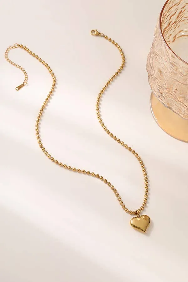 18K Heart Necklace