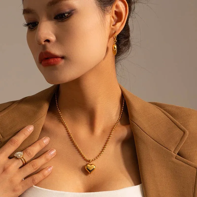 18K Heart Necklace