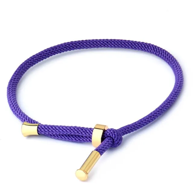 2021 Fashion Jewelry Making For Woman Men Creative Red Thread String Bracelet Lucky Handmad Chain Rope Couples Bracelet 20 Color