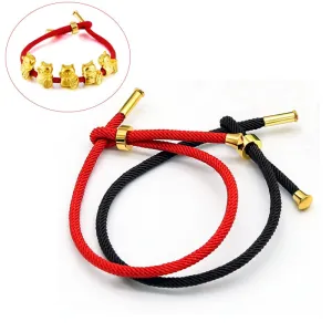2021 Fashion Jewelry Making For Woman Men Creative Red Thread String Bracelet Lucky Handmad Chain Rope Couples Bracelet 20 Color