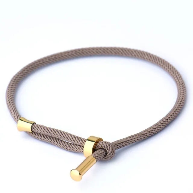 2021 Fashion Jewelry Making For Woman Men Creative Red Thread String Bracelet Lucky Handmad Chain Rope Couples Bracelet 20 Color