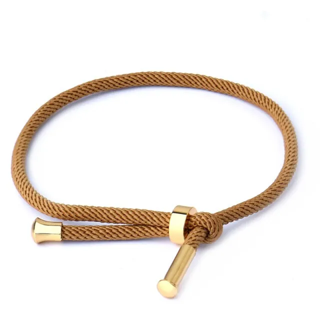 2021 Fashion Jewelry Making For Woman Men Creative Red Thread String Bracelet Lucky Handmad Chain Rope Couples Bracelet 20 Color