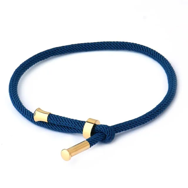 2021 Fashion Jewelry Making For Woman Men Creative Red Thread String Bracelet Lucky Handmad Chain Rope Couples Bracelet 20 Color