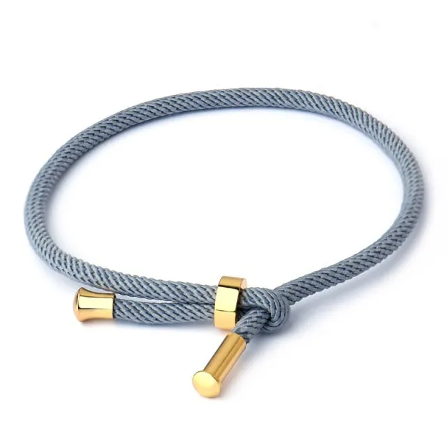 2021 Fashion Jewelry Making For Woman Men Creative Red Thread String Bracelet Lucky Handmad Chain Rope Couples Bracelet 20 Color