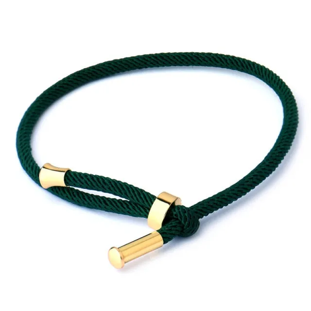 2021 Fashion Jewelry Making For Woman Men Creative Red Thread String Bracelet Lucky Handmad Chain Rope Couples Bracelet 20 Color