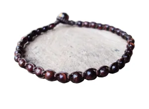 4mm red tiger eye anklets,stone anklets,men anklets,women anklets