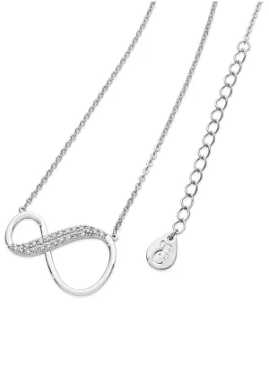 8 Shape Infinity Pendant - Silver