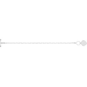 Acotis Silver Bracelet Paper Clip T Bar G3398B