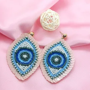 AISHA- NUDE STATEMENT EARRINGS