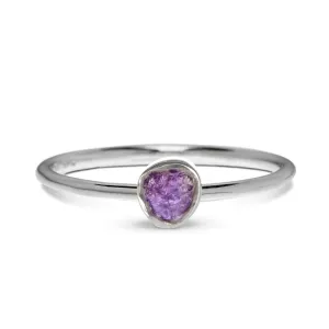Amethyst Silver Ring