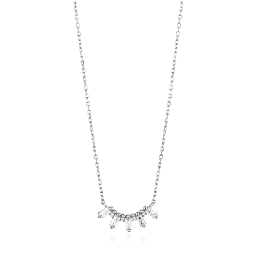 Ania Haie Sterling Silver CZ Necklace