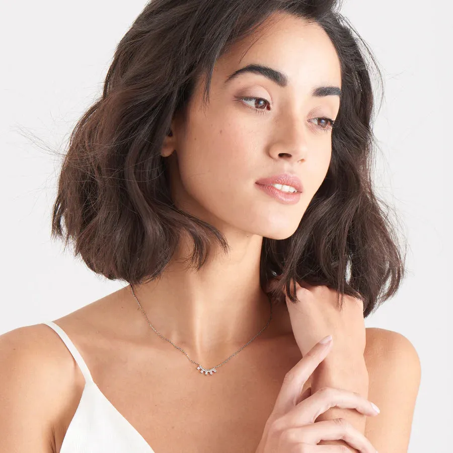 Ania Haie Sterling Silver CZ Necklace