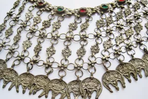 Antique Balkan Bib Choker Necklace
