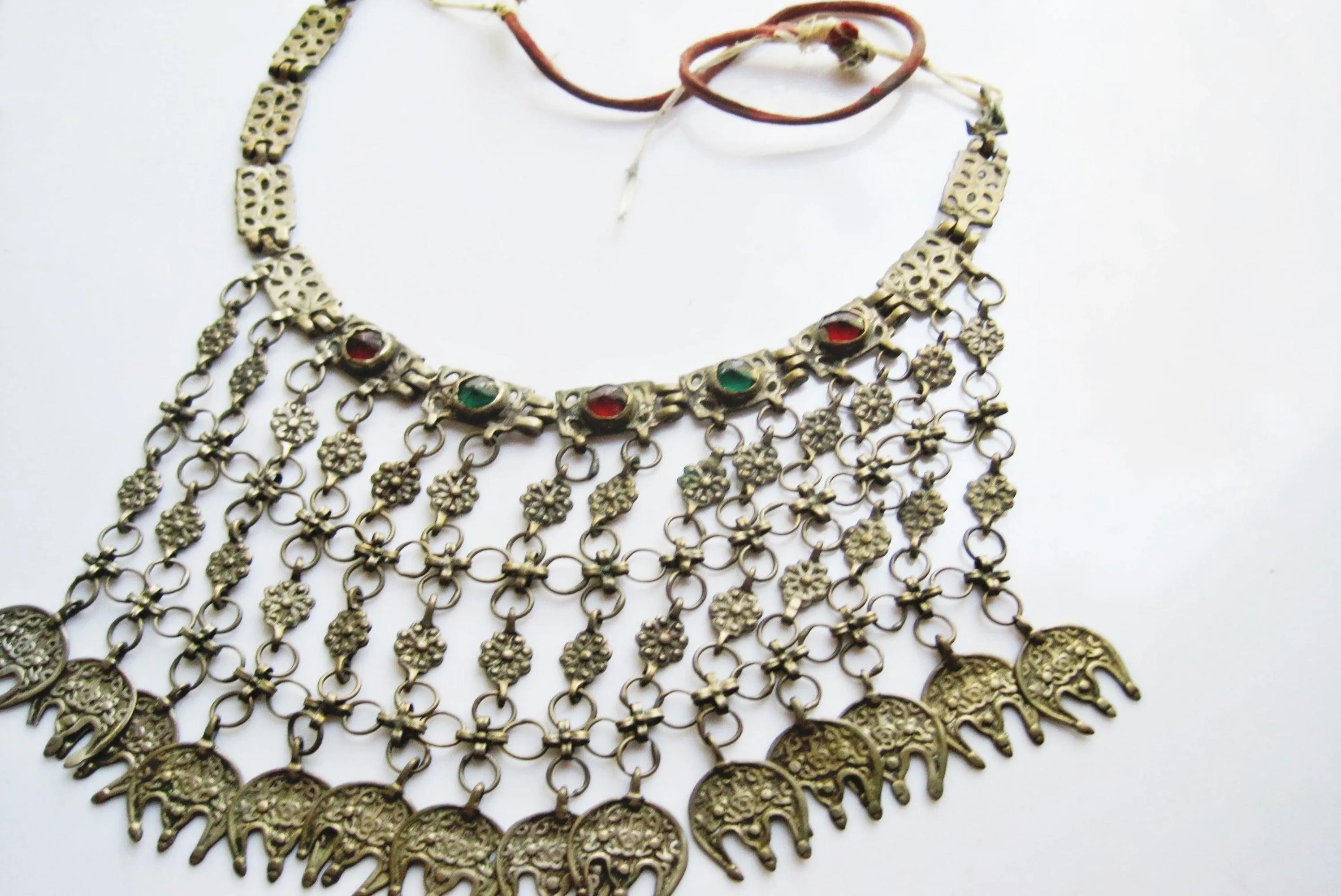 Antique Balkan Bib Choker Necklace
