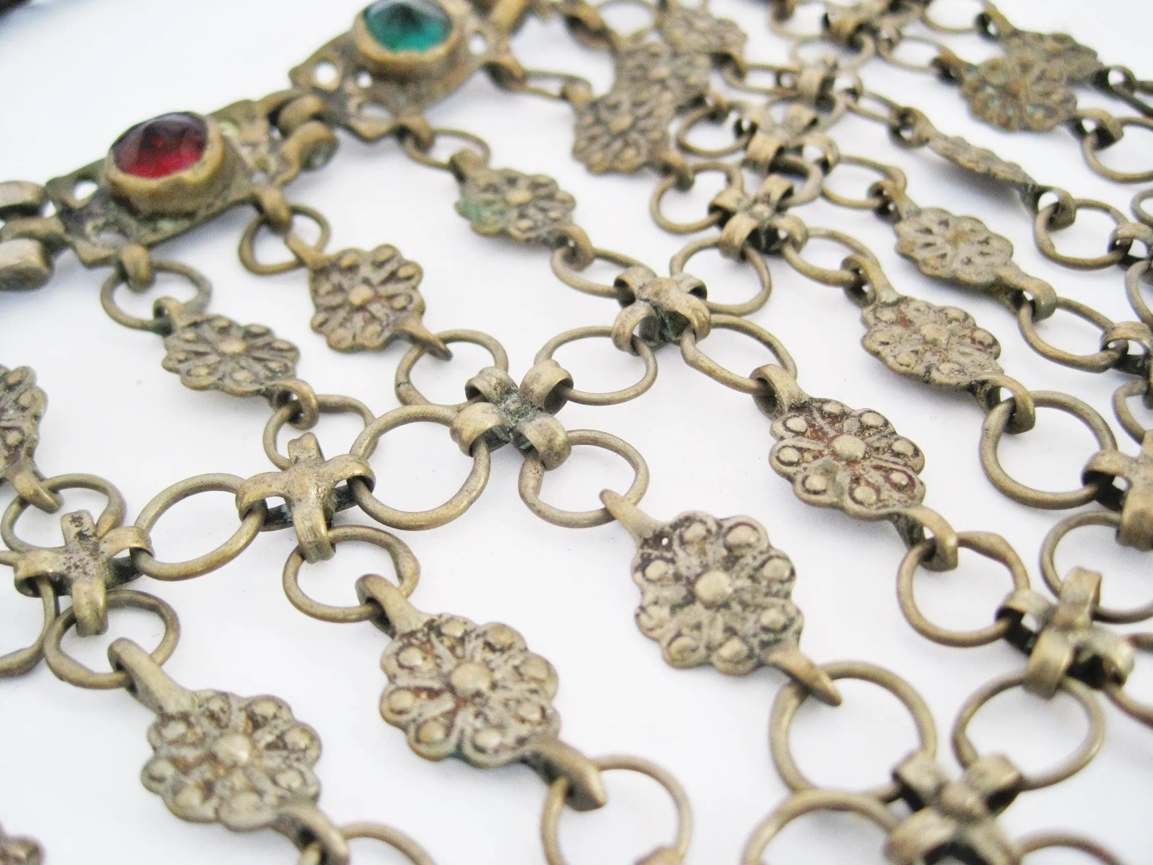 Antique Balkan Bib Choker Necklace