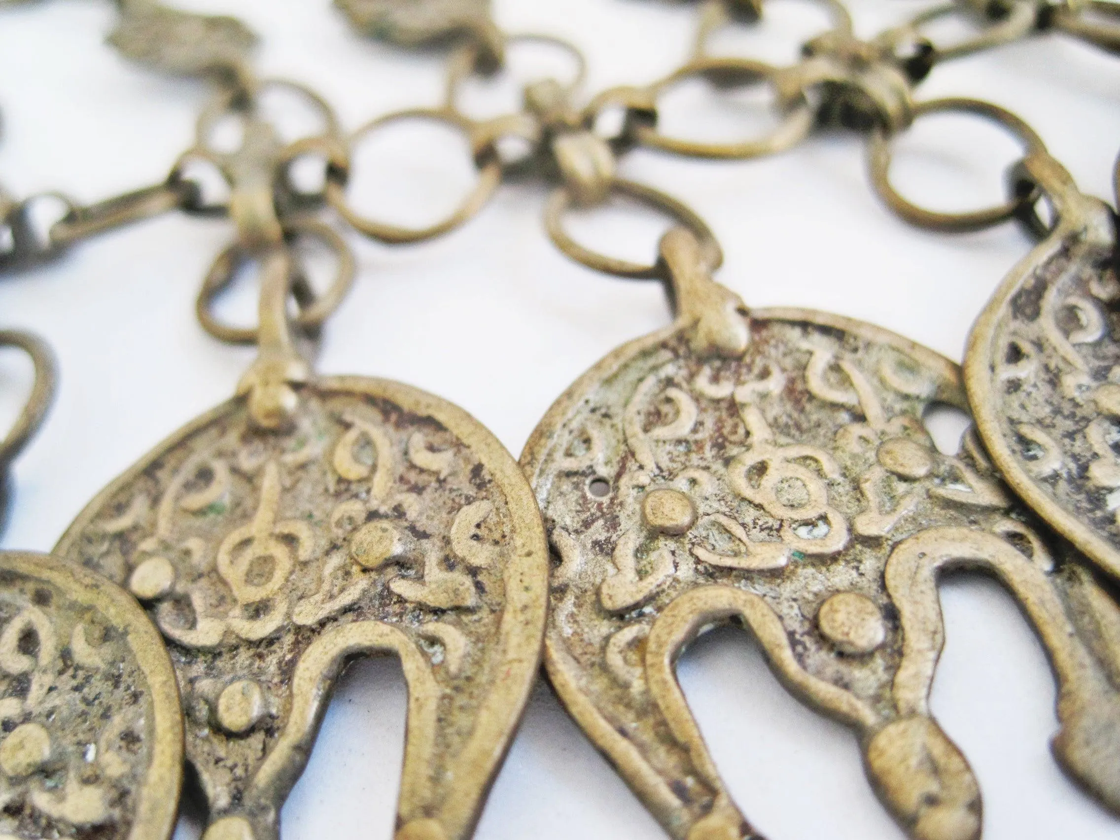 Antique Balkan Bib Choker Necklace