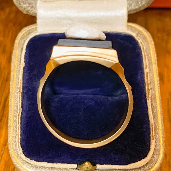 Antique Hardstone Cameo Ring