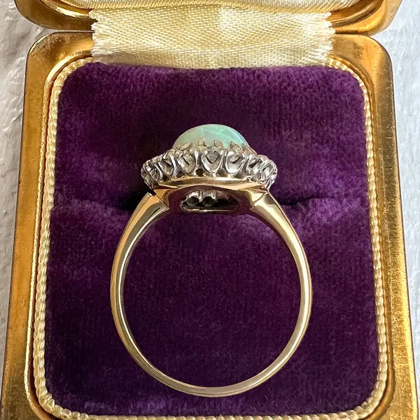 Antique Opal & Diamond Ring