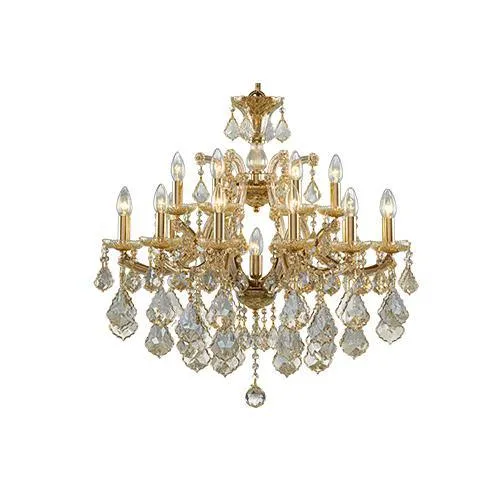 Asfour Chandelier 19 Bulbs Gold