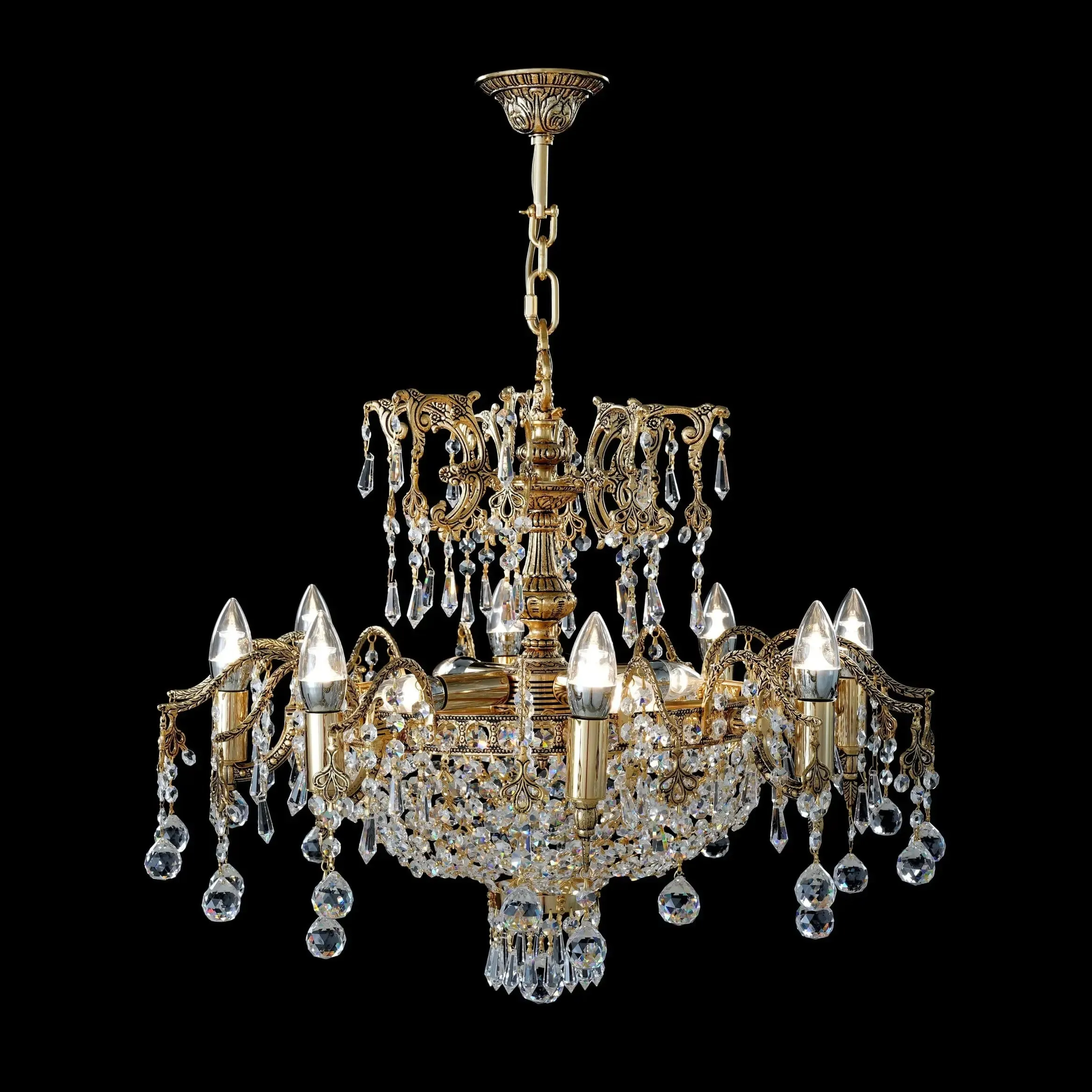 Asfour Chandelier Color Gold Oxide