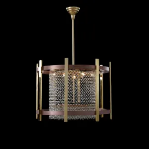 Asfour Chandelier Gold Old Brown Bearish Honey Clear