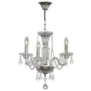 Asfour - Crystal - 3 Bulbs - Chrome - Ball Clear