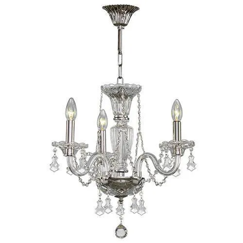 Asfour - Crystal - 3 Bulbs - Chrome - Ball Clear