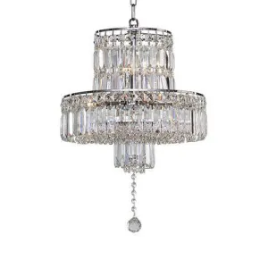 Asfour - Empire Chandelier - 9 Bulbs - Chrome - Ball Clear