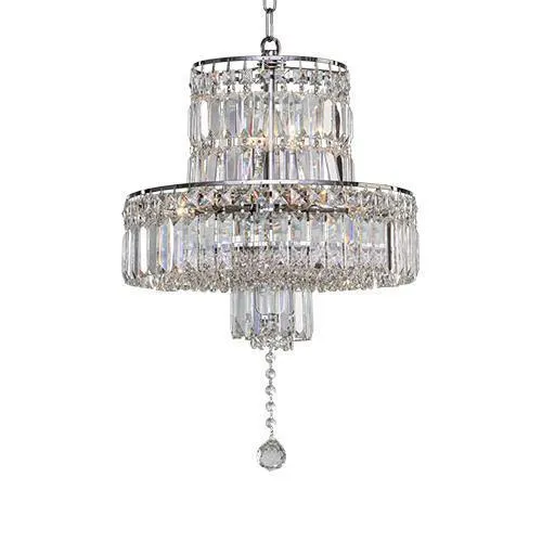 Asfour - Empire Chandelier - 9 Bulbs - Chrome - Ball Clear