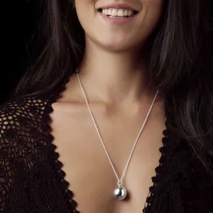 Aurora Chiming Silver Necklace
