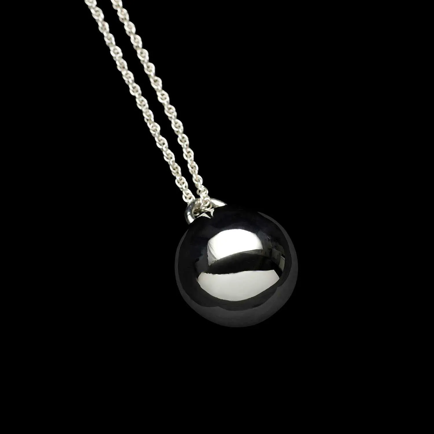 Aurora Chiming Silver Necklace