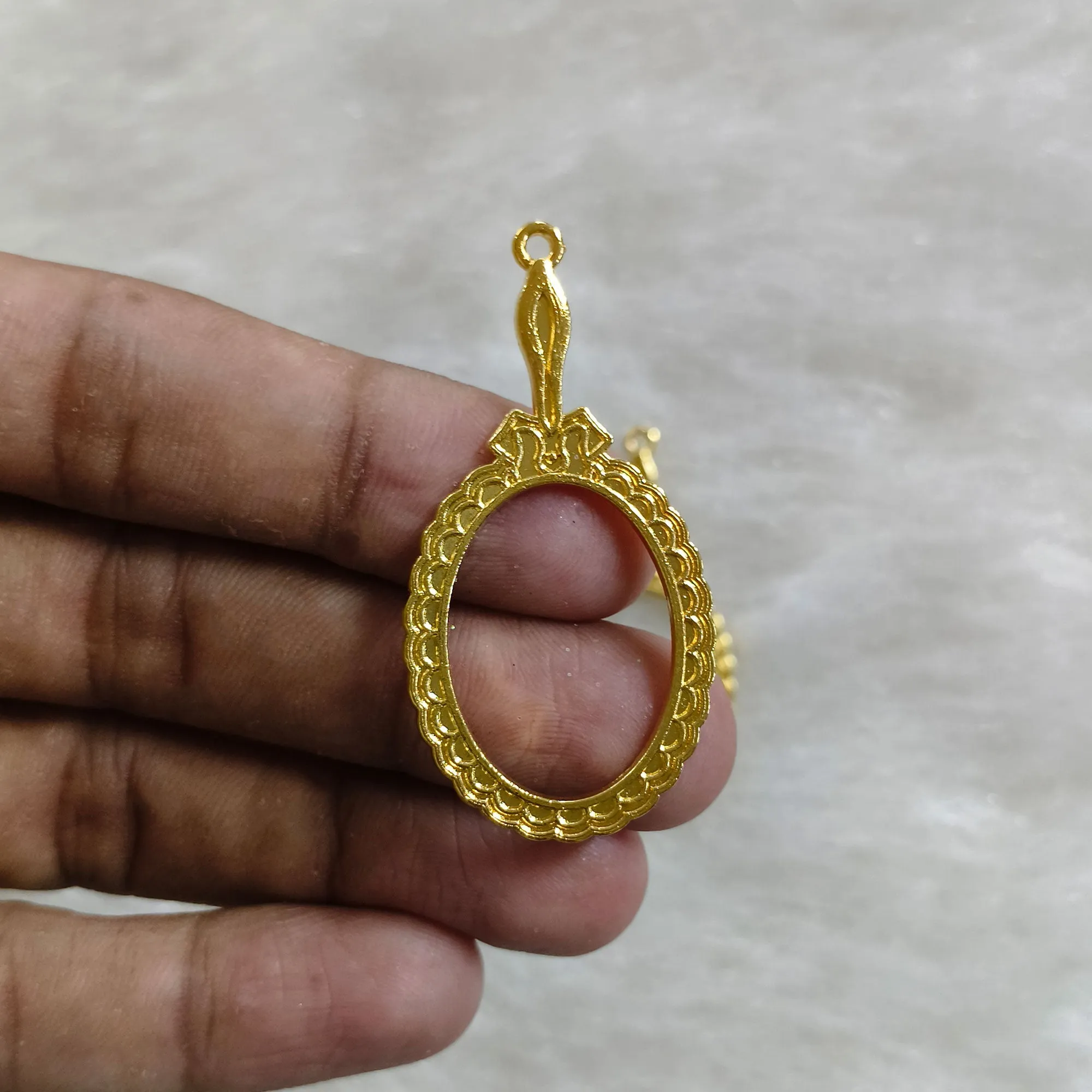 Bezels-pendant #2