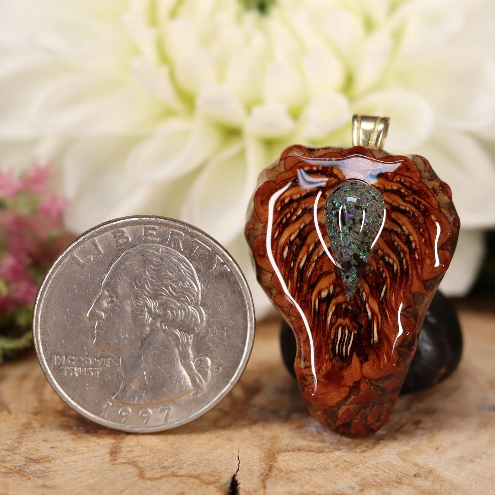 Black Opal Teardrop