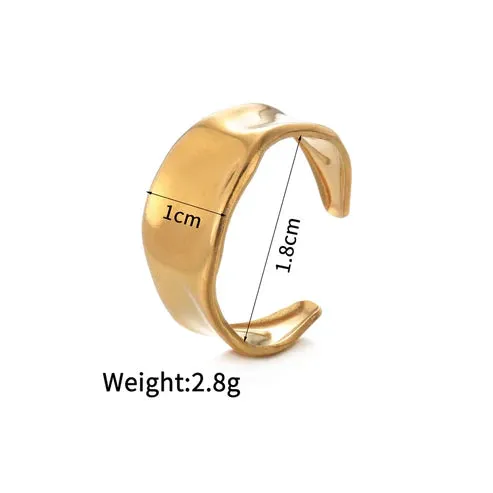 Bold Band Adjustable Ring