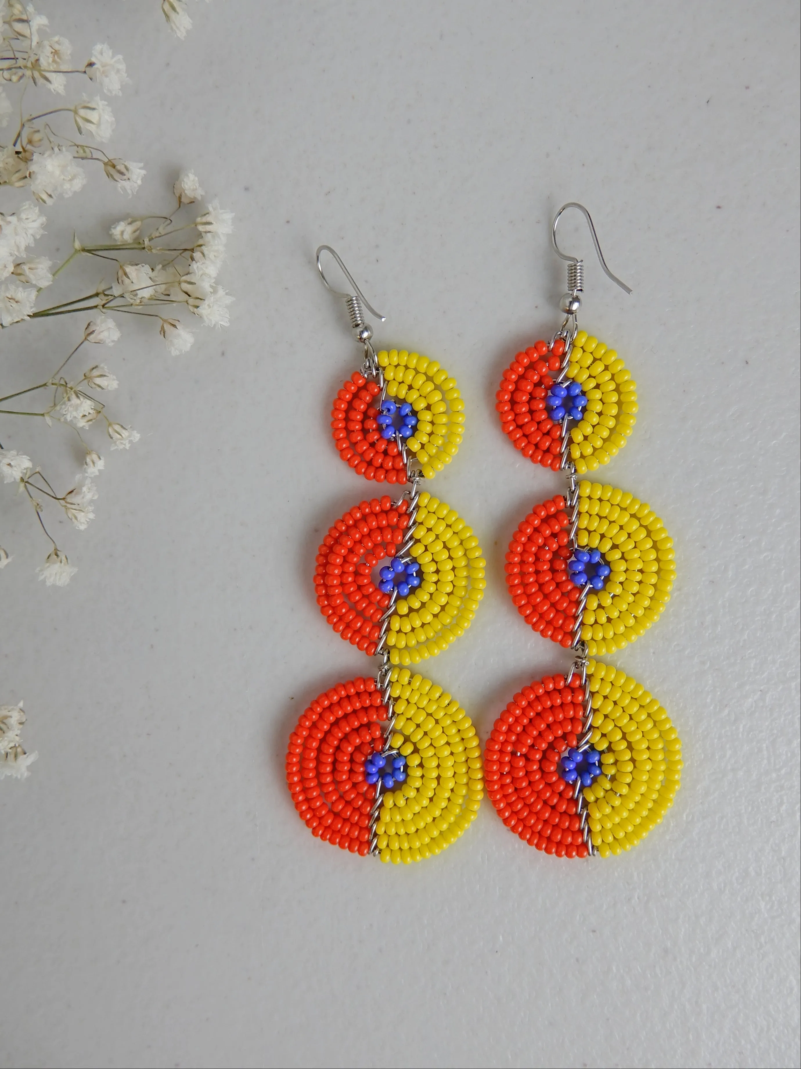Bright Earrings - Beaded Earrings