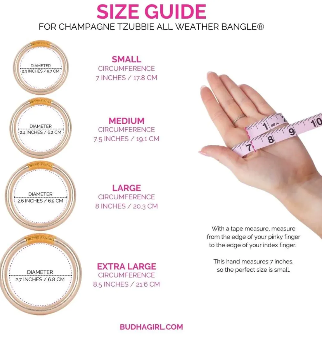 Budha Girl Tzubbie Champagne Bangle