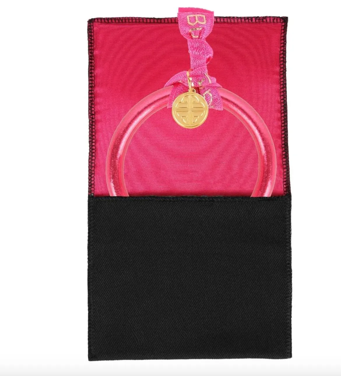 BUDHAGIRL Pink Tzubbie All Weather Bangle® (AWB®) - Serenity Prayer
