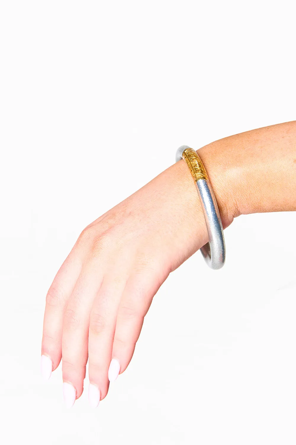 BuDhaGirl Tzubbie Bangle - Silver