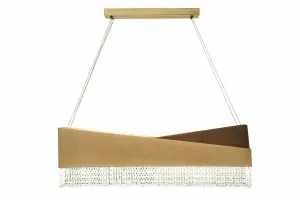 Ceiling Lamp  Brown Antique - Golden Mat