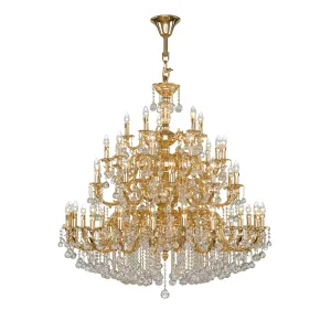 Chandelier Brand Asfour 45 Bulbs Gold