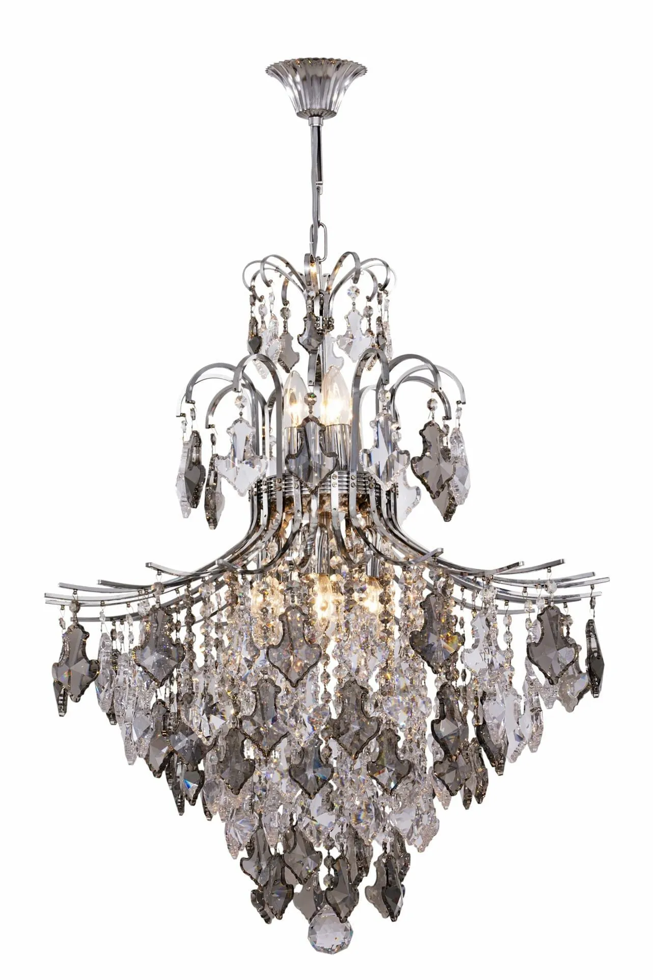 Chandelier Color Chrome 9 Bulb