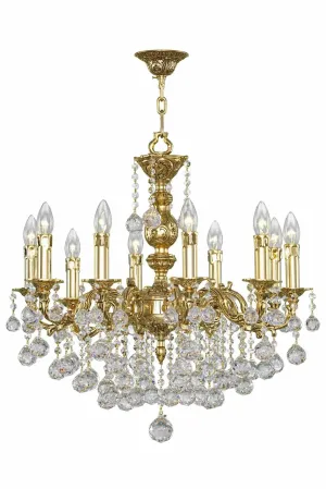 Chandelier Gold Oxide Ball 10 Bulb