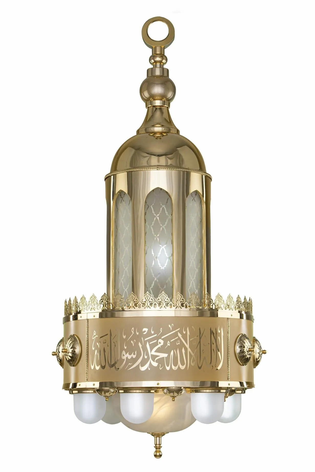 Chandelier S.zaib Di 60cm Gold Without Crystal  10 Bulb