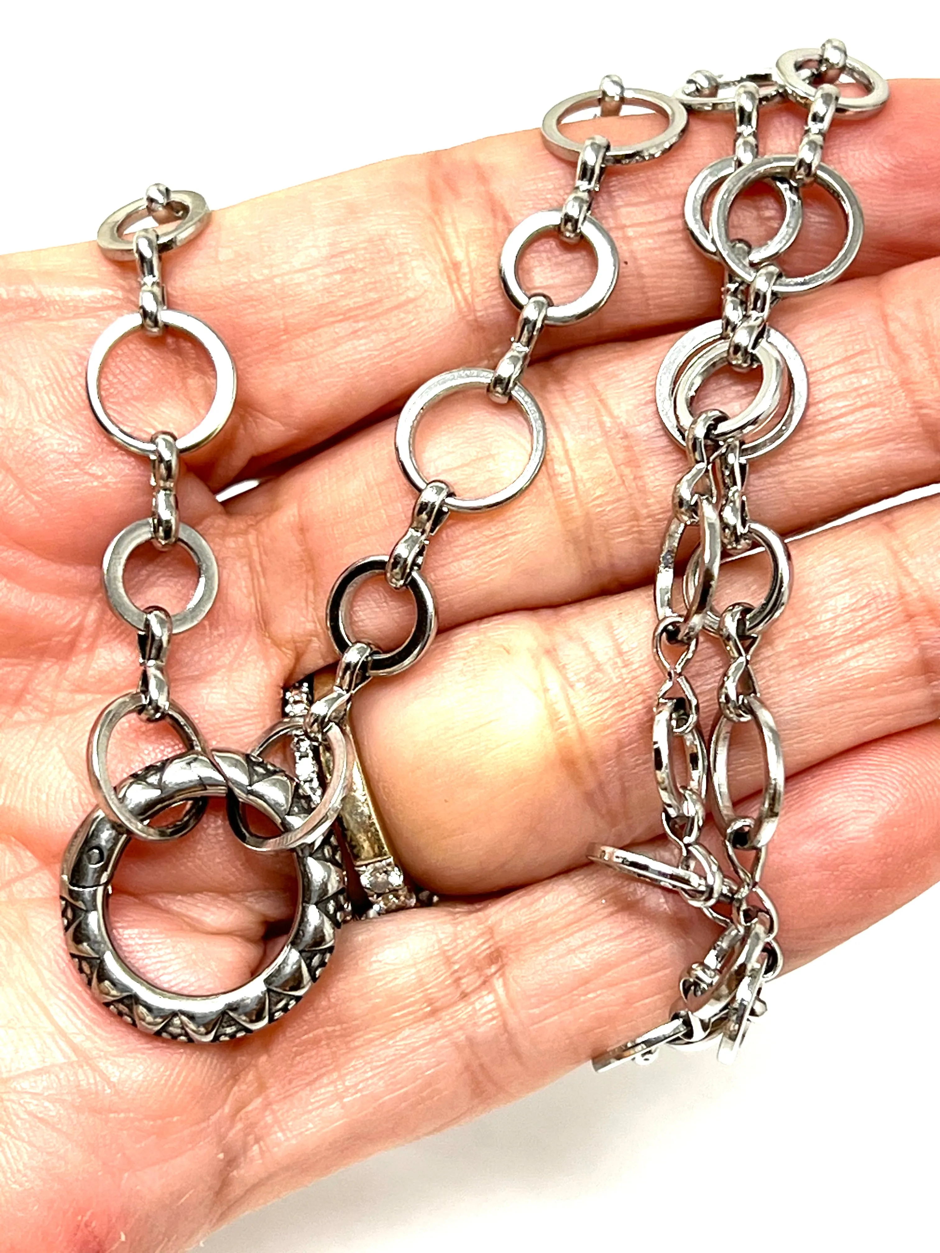 Chunky Circle Cable Stainless Steel Chain 129C